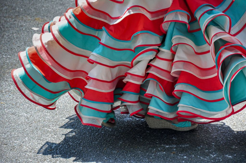 part of a frill skirt